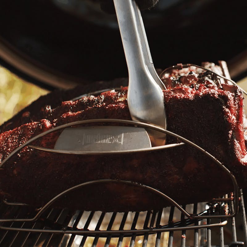 Weber Original Rib Rack & Roaster BBQ Grilling Smoking 6605 Brand New