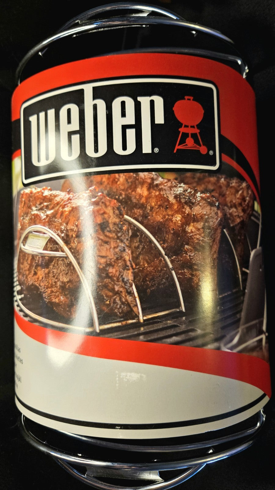 Weber Original Rib Rack & Roaster BBQ Grilling Smoking 6605 Brand New