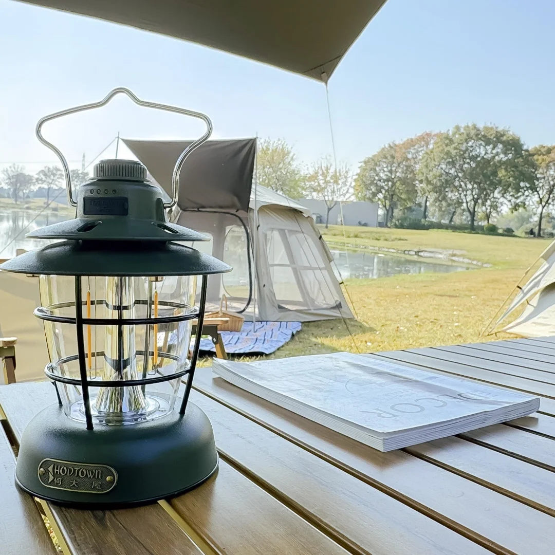 Premium LED Camping Lantern - USB Rechargeable - Waterproof