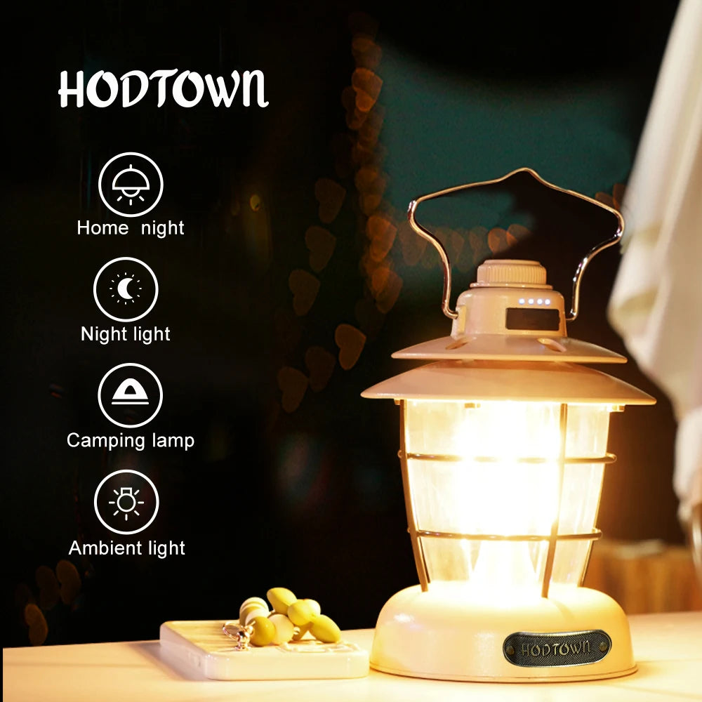 Premium LED Camping Lantern - USB Rechargeable - Waterproof