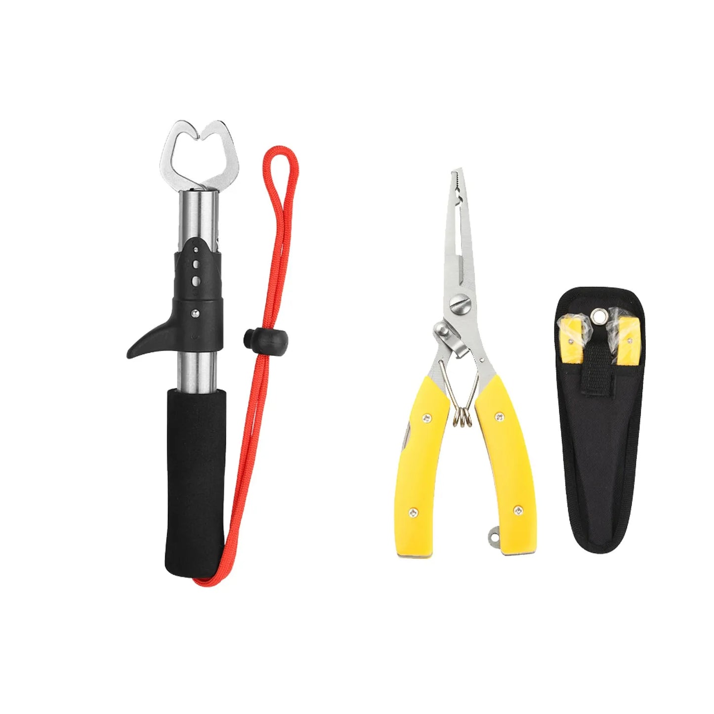 Fishing Kit with Multi-tools (Pliers, Fish Lip and Durable Sheath)