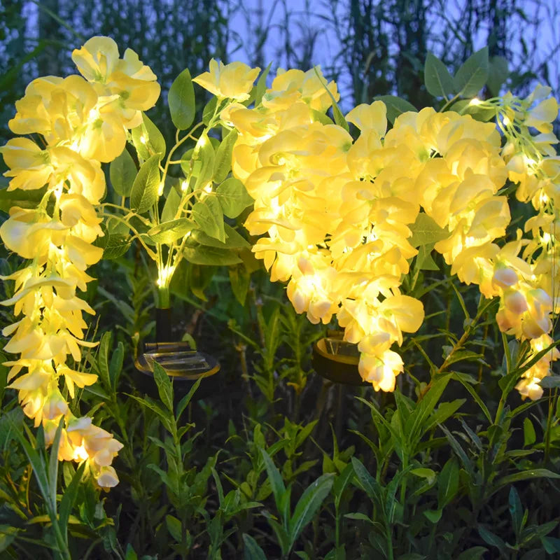 Wisteria Flower Solar LED Garden Decoration