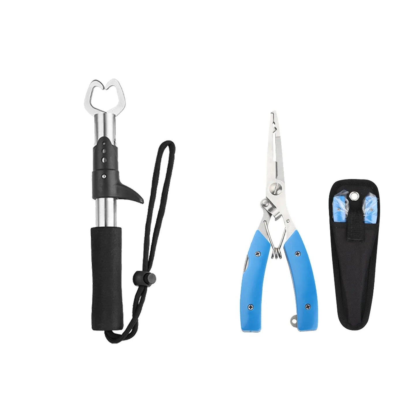 Fishing Kit with Multi-tools (Pliers, Fish Lip and Durable Sheath)