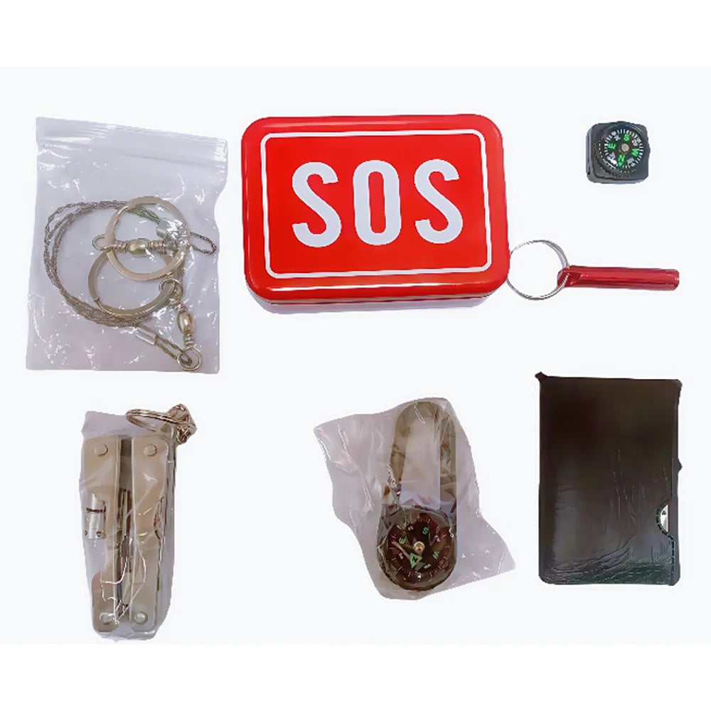 First Aid Kit: Mini Iron, Tactical Medical and Camping Emergency Survival Gear