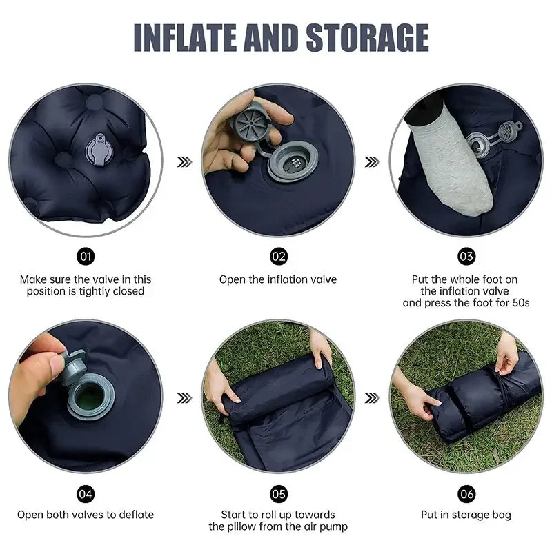 Double Size Camping Self-Inflating Mattress