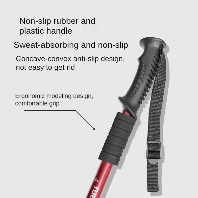 Ultra-Light Aluminum Telescopic Trekking Poles - Hiking Poles
