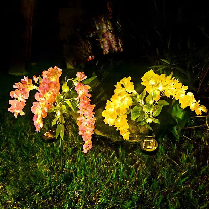 Wisteria Flower Solar LED Garden Decoration