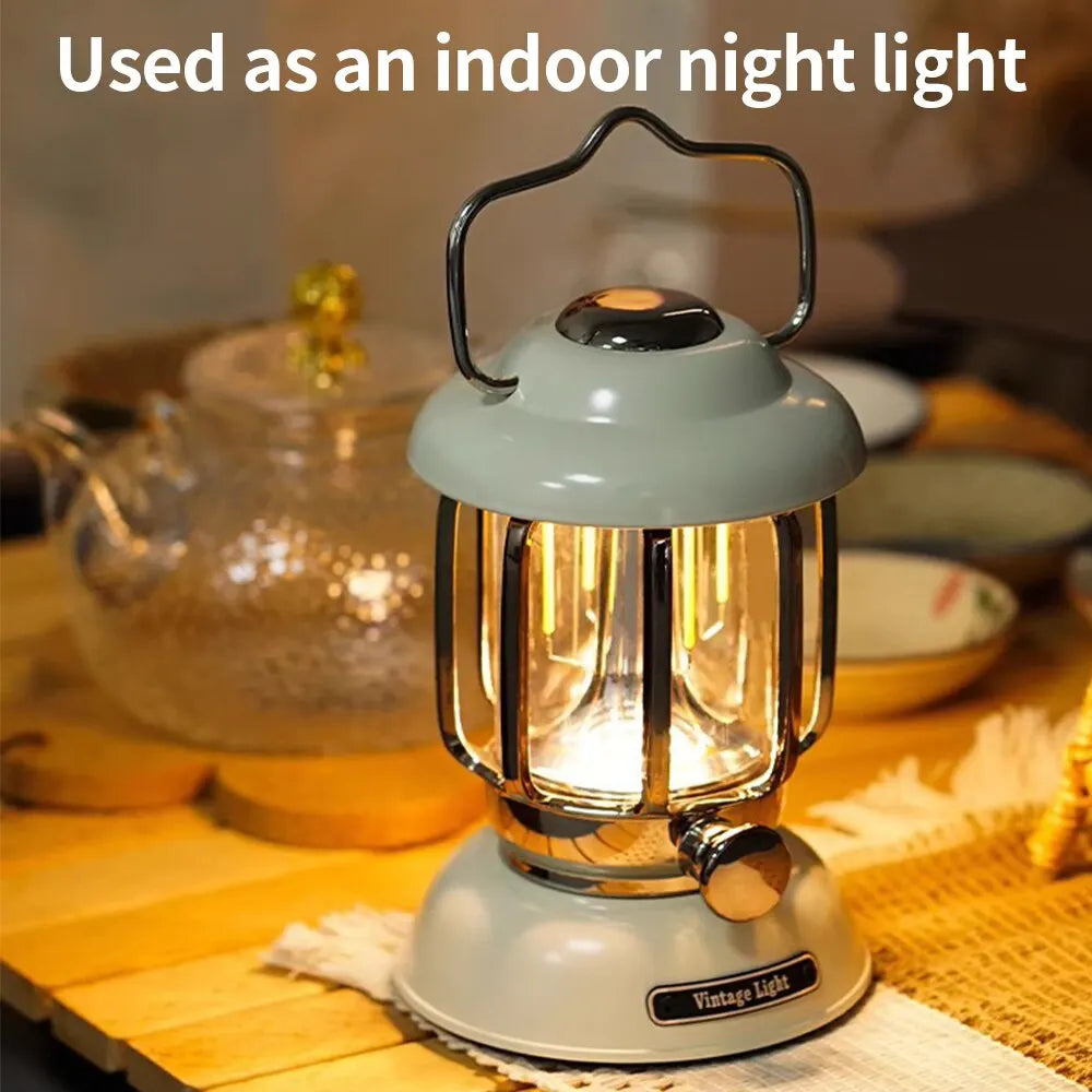 Outdoor LED Camping Lantern - USB Rechargeable - Waterproof