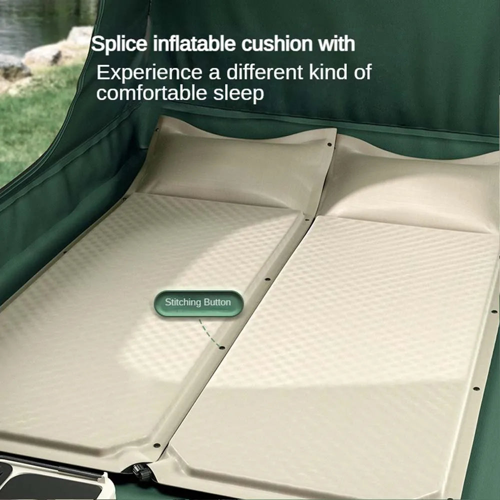 Inflatable Mattress Outdoor Tent Camping Mats Self-inflating mattress Spliced Outdoor Camp Thick Air Mattress