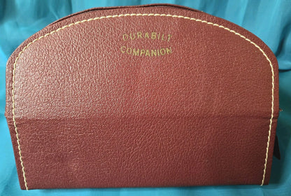 Vintage Durabuilt Companion Folding Travel Iron (AC/DC) with Case - *Tested Good