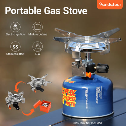 Mini Camping Hiking Stove - Stainless Steel