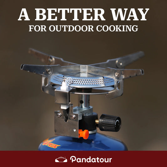 Mini Camping Hiking Stove - Stainless Steel
