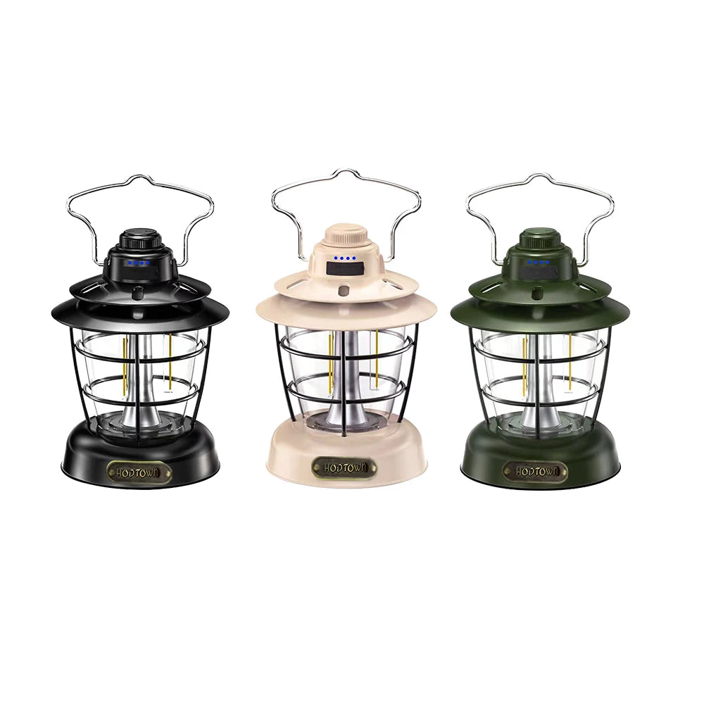 Premium LED Camping Lantern - USB Rechargeable - Waterproof