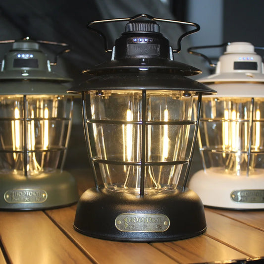 Premium LED Camping Lantern - USB Rechargeable - Waterproof