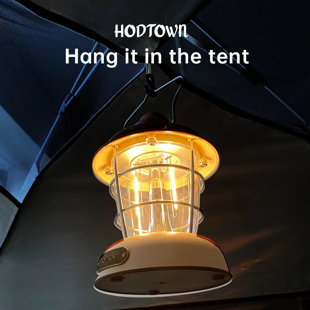 Premium LED Camping Lantern - USB Rechargeable - Waterproof