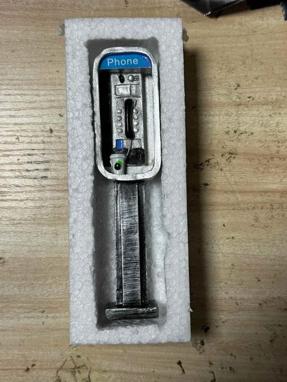 Handmade Miniature Payphone/Mailbox/Paper Machine In 1:12 Scale