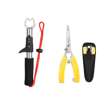 Fishing Kit with Multi-tools (Pliers, Fish Lip and Durable Sheath)