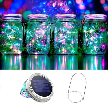 Mason Jar Firefly Solar String Lights 20 (Mason Jar Not Included)