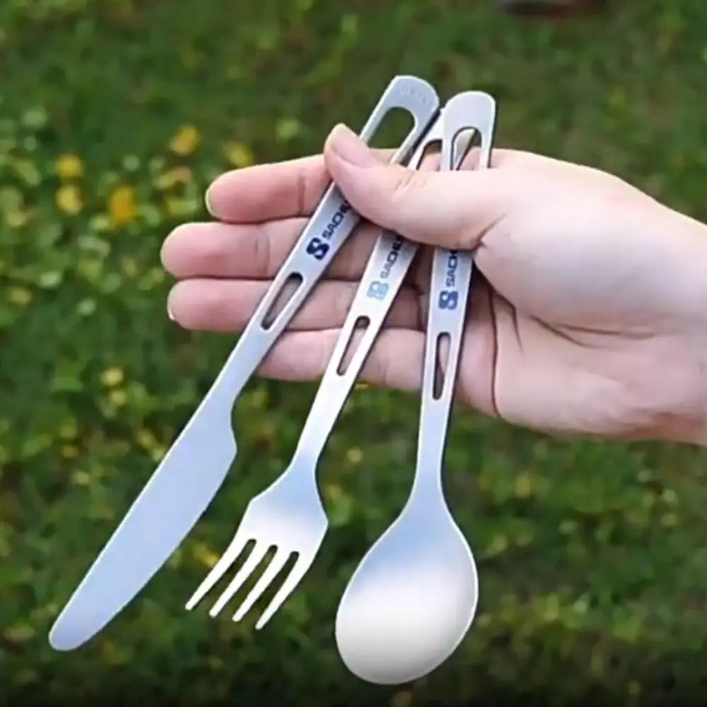 Titanium Camping Dinner Ware