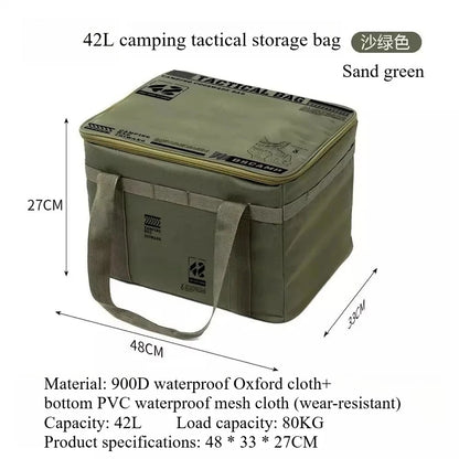Large 42L Capacity Tactical Bag- Waterproof