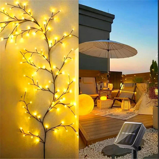 Willow Vine Solar Light Outdoor Garden  Decorations