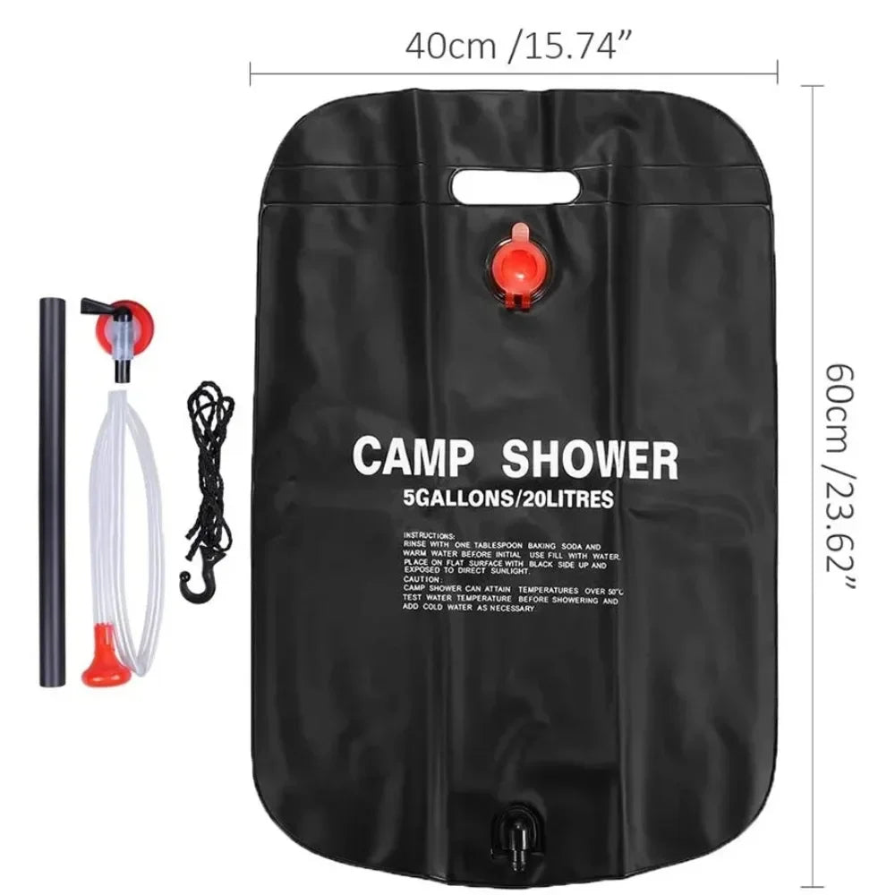 20/40L Outdoor Shower Bags - Foldable