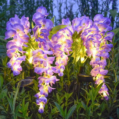 Wisteria Flower Solar LED Garden Decoration