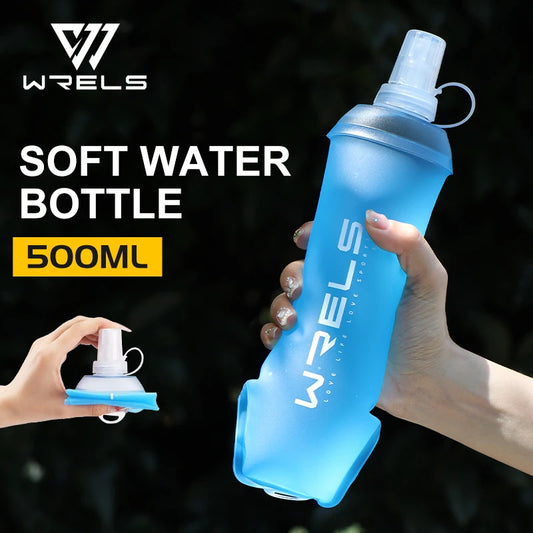 Silicone Soft Flask Water Bottle for  Camping/Hiking