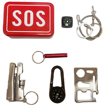 First Aid Kit: Mini Iron, Tactical Medical and Camping Emergency Survival Gear