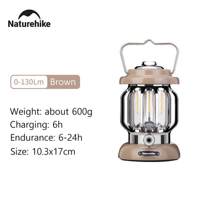 Naturehike 2025 New Ambient Camping Lantern - Waterproof