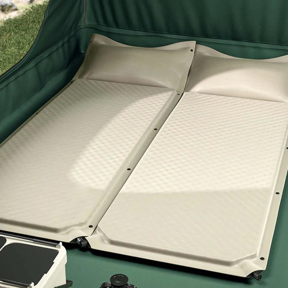 Inflatable Mattress Outdoor Tent Camping Mats Self-inflating mattress Spliced Outdoor Camp Thick  Air Mattress