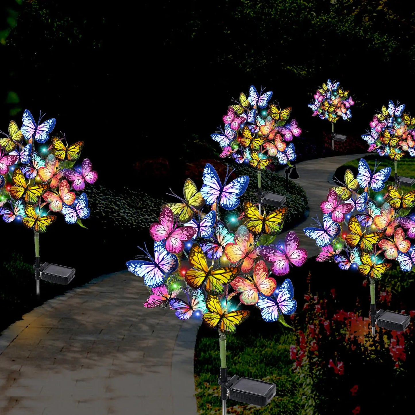 Butterfly Solar Lights for Garden Yard Patio Lawn Outdoor Decor