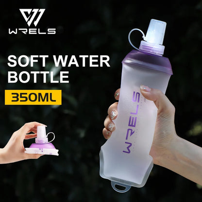 Silicone Soft Flask Water Bottle for  Camping/Hiking