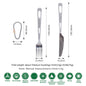 Boundless Voyage Titanium Knife Fork Spoon Chopsticks Tableware Set Drinkware Straw Flatware Outdoor Camping Picnic Cutlery