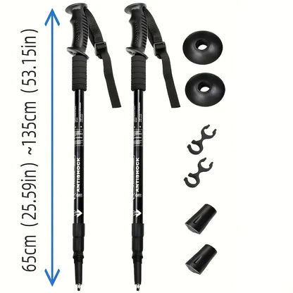 Ultra-Light Aluminum Telescopic Trekking Poles - Hiking Poles