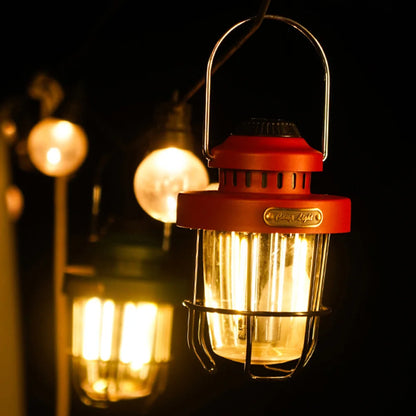 Retro Camping Lantern USB Rechargeable/LED