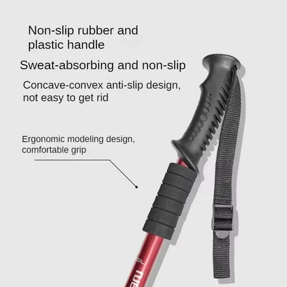 Ultra-Light Aluminum Telescopic Trekking Poles - Hiking Poles