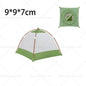 Camping Simulation Small Tent Model Removable Toy Decoration Camping Tent Lampshade Creative Scene Props Display Decoration