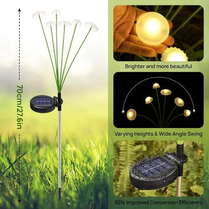 Solar Jellyfish Lights Outdoor Dual Mode LED  Garden Decoration