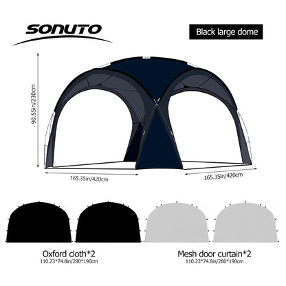 Large 4-10 Person Camping Tent - Waterproof & Windproof