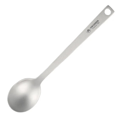 Titanium Alloy Cutlery Knife Fork Spoon Outdoor Utensil Camping Travel Tableware