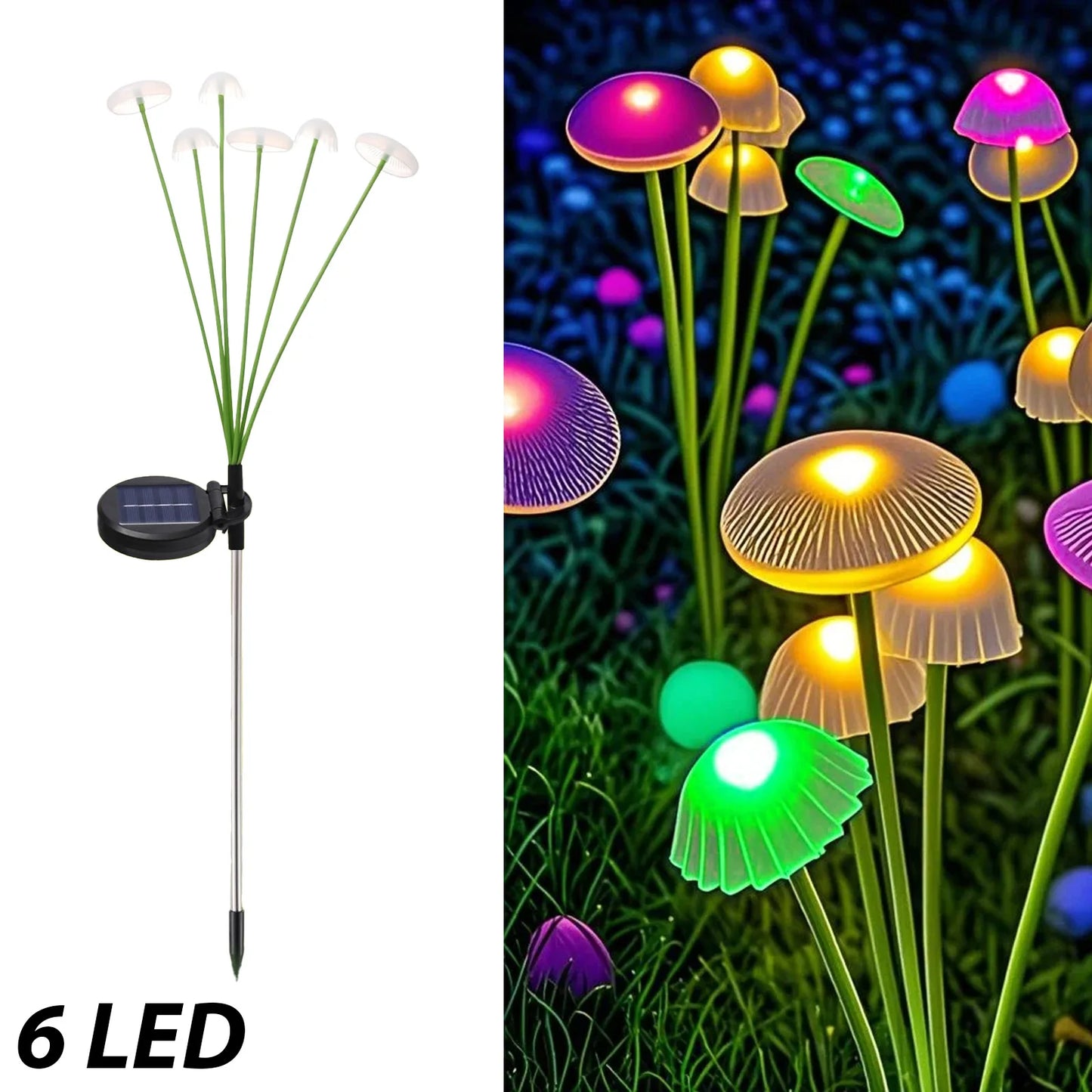 Solar Jellyfish Lights Outdoor Dual Mode LED  Garden Decoration