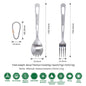 Boundless Voyage Titanium Knife Fork Spoon Chopsticks Tableware Set Drinkware Straw Flatware Outdoor Camping Picnic Cutlery