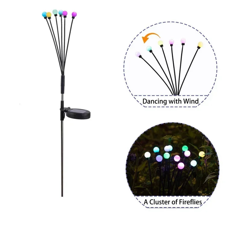 Solar Jellyfish Lights Outdoor Dual Mode LED  Garden Decoration