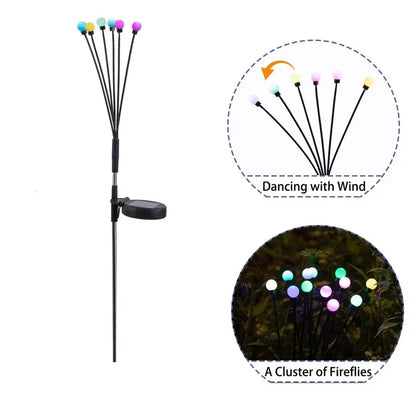 Solar Jellyfish Lights Outdoor Dual Mode LED  Garden Decoration