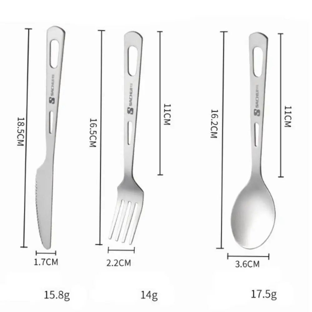 Titanium Camping Dinner Ware