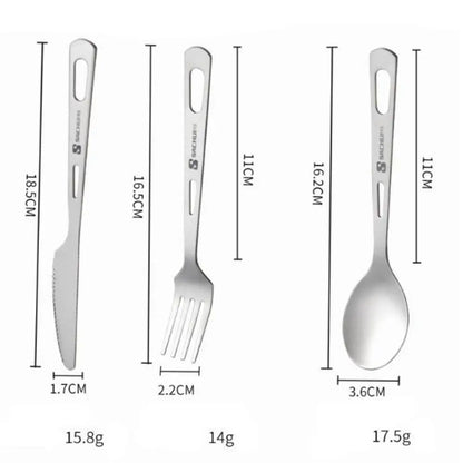 Titanium Camping Dinner Ware