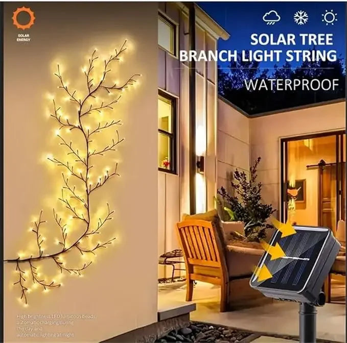 Willow Vine Solar Light Outdoor Garden  Decorations