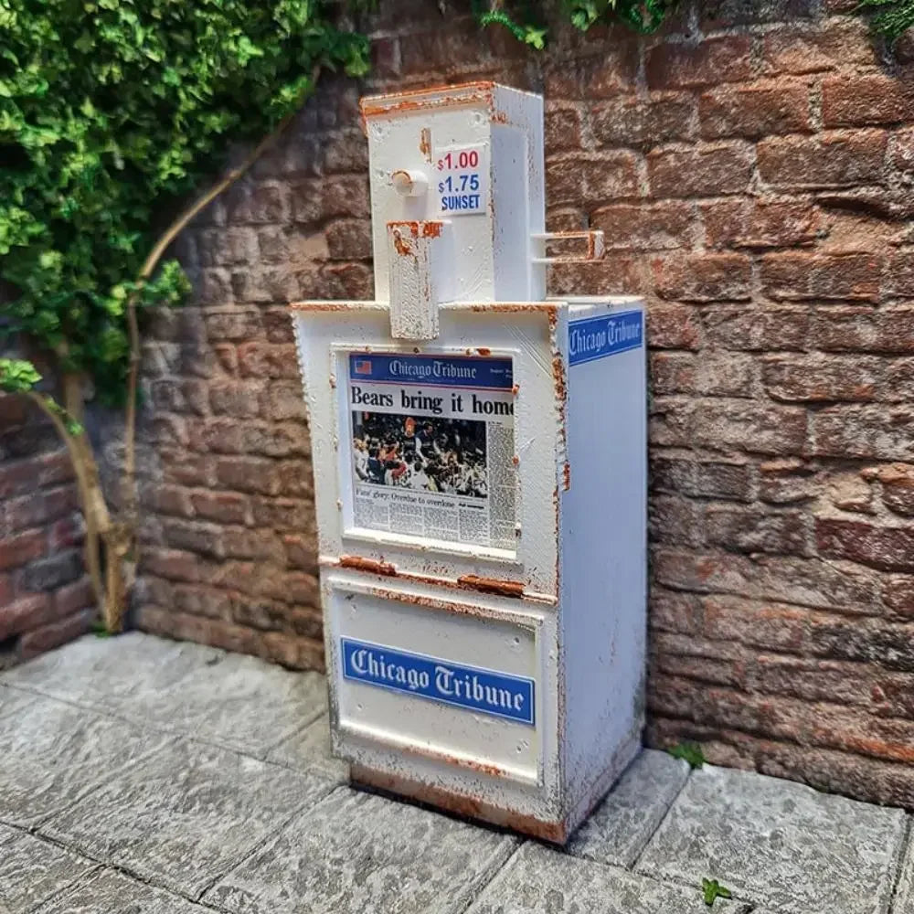 Handmade Miniature Payphone/Mailbox/Paper Machine In 1:12 Scale