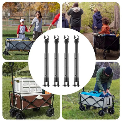 Folding Wagons With Trolley Folding Table For Camping